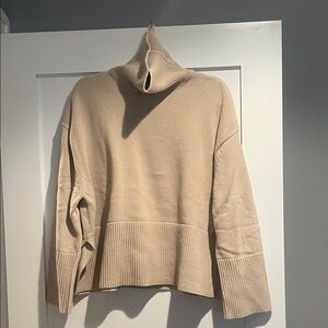 GAP Beige Cowl Neck Sweater